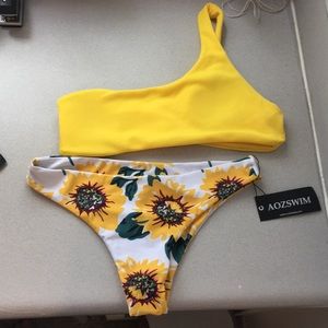 AOZSWIM Mae Set ; Sunflower Bikini
